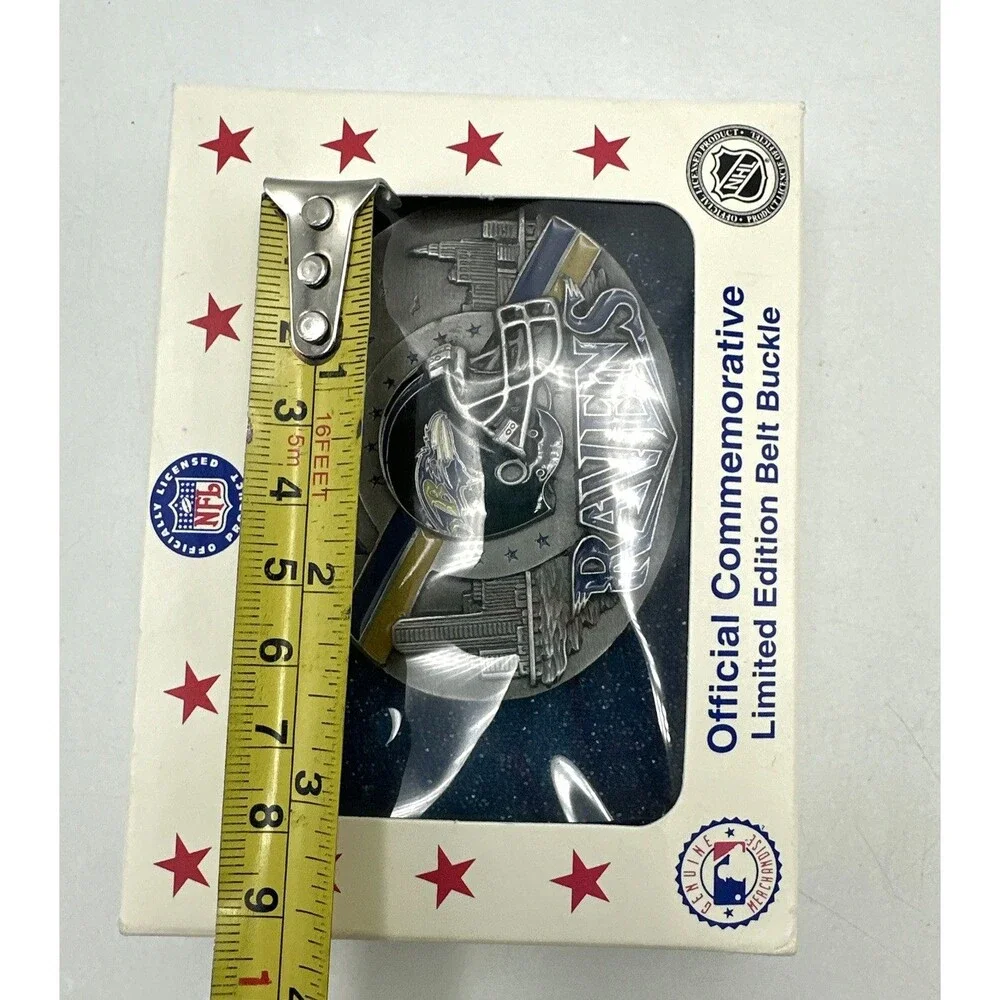Siskiyou NFL Baltimore Ravens Belt Buckle Limited Edition UNOPENED IN BOX